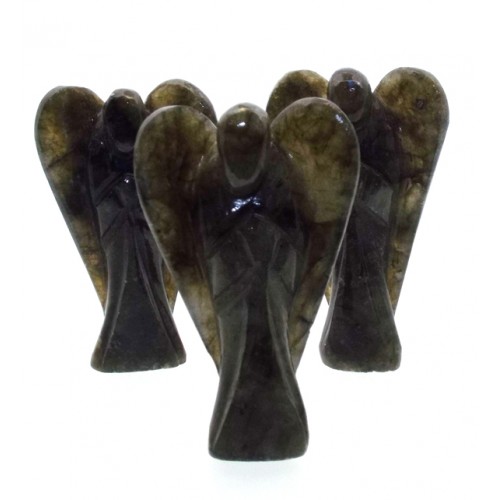 Labradorite Carved Gemstone Angel